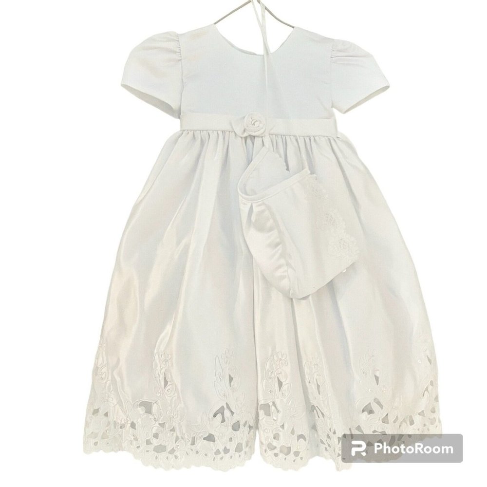 White Embroidery Dress ALL SIZES Communion Baptism Flower Girl Holiday SZ 8 NEW